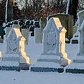 Headstones in Winter 2