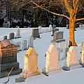 Headstones in Winter 3
