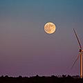 Moon Over Wind Generator
